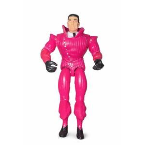 Vintage 1990 Dick Tracy Flattop Action Figure Playmates Toy Pink Suit 5” Rare